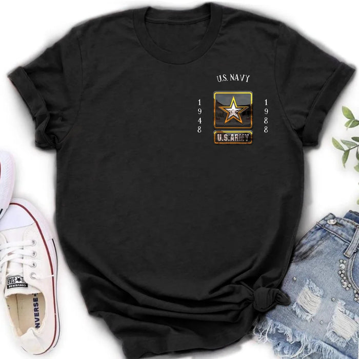 Personalized Veteran Shirt/Hoodie - Father's Day Gift Idea for Veteran