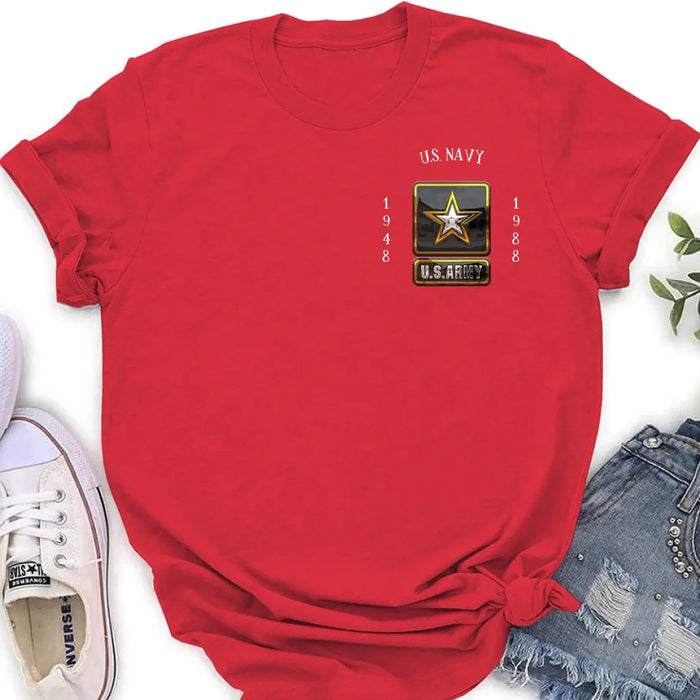 Personalized Veteran Shirt/Hoodie - Father's Day Gift Idea for Veteran