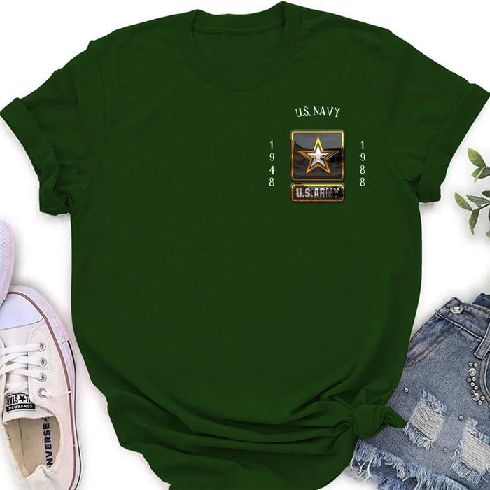 Personalized Veteran Shirt/Hoodie - Father's Day Gift Idea for Veteran