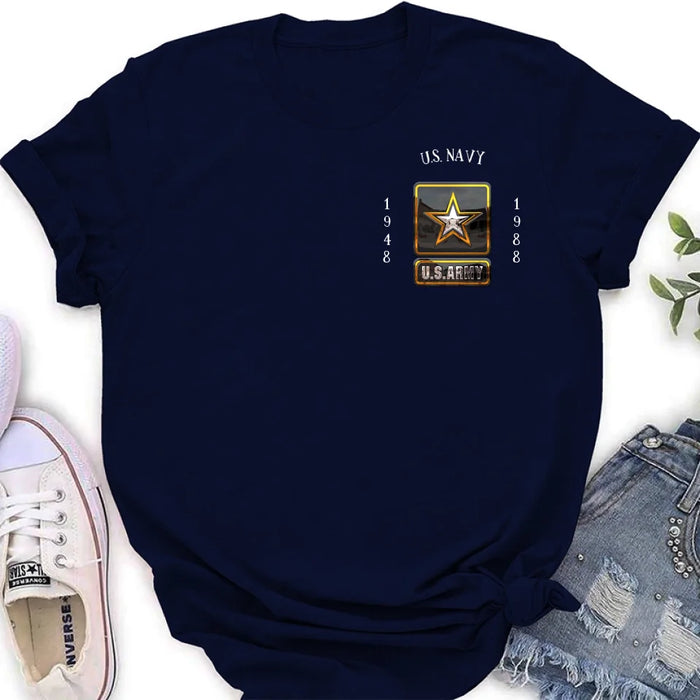 Personalized Veteran Shirt/Hoodie - Father's Day Gift Idea for Veteran
