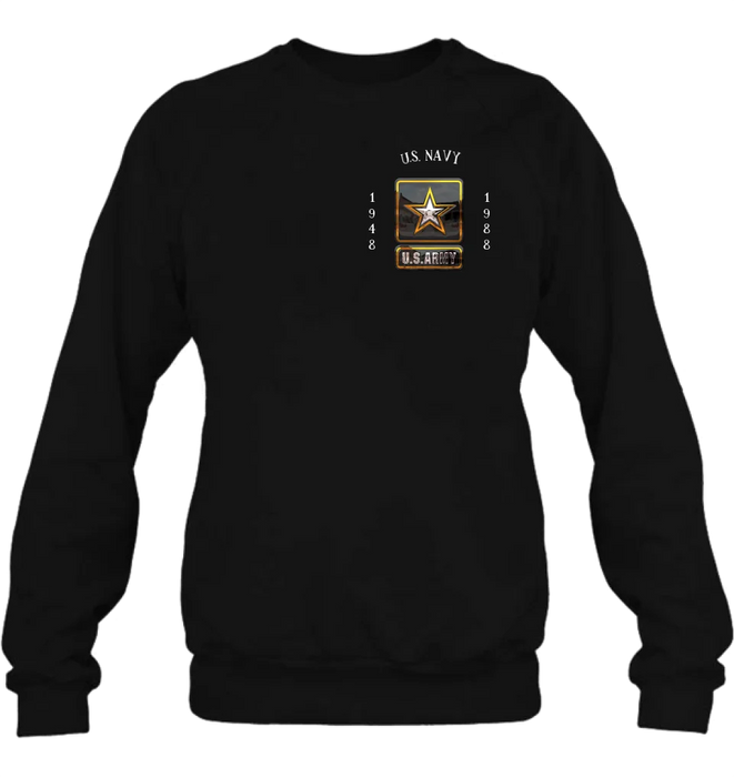 Personalized Veteran Shirt/Hoodie - Father's Day Gift Idea for Veteran