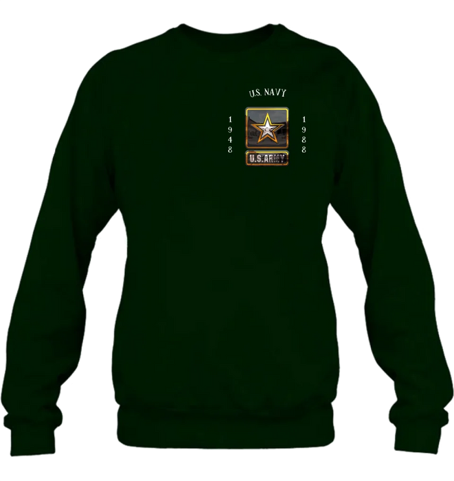 Personalized Veteran Shirt/Hoodie - Father's Day Gift Idea for Veteran