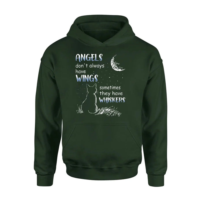 Personalized Dog/Cat T-shirt/Long Sleeve/Sweatshirt/Hoodie - Memorial Gift Idea For Pet Lover - Angels Don't Always Have Wings
