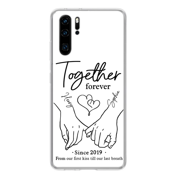 Custom Personalized Couple Phone Case For Xiaomi/ Oppo/ Huawei - Gift Idea For Couple - Together Forever