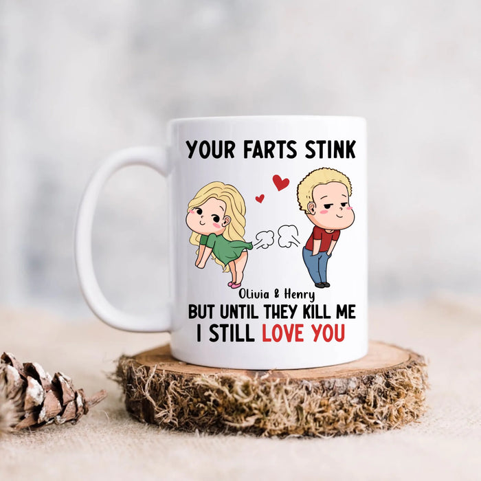 Personalized Funny Couple Coffee Mug - Funny Valentine's Day Gift For Couple