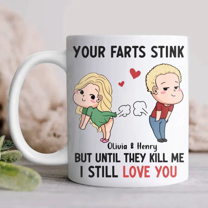 Personalized Funny Couple Coffee Mug - Funny Valentine's Day Gift For Couple