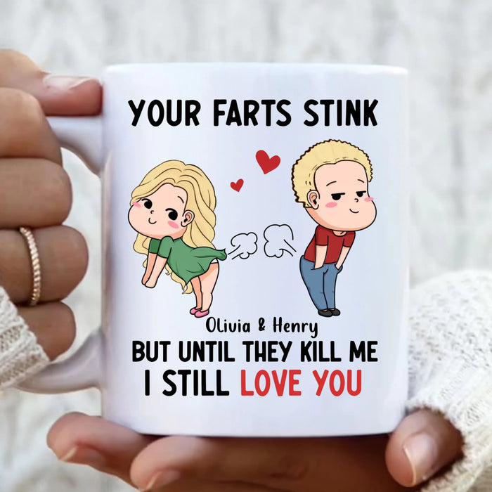 Personalized Funny Couple Coffee Mug - Funny Valentine's Day Gift For Couple