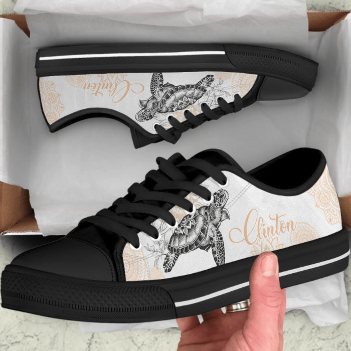 Personalized Turtle Sneakers - Best Gift For Turtle Lovers - SEWD5O