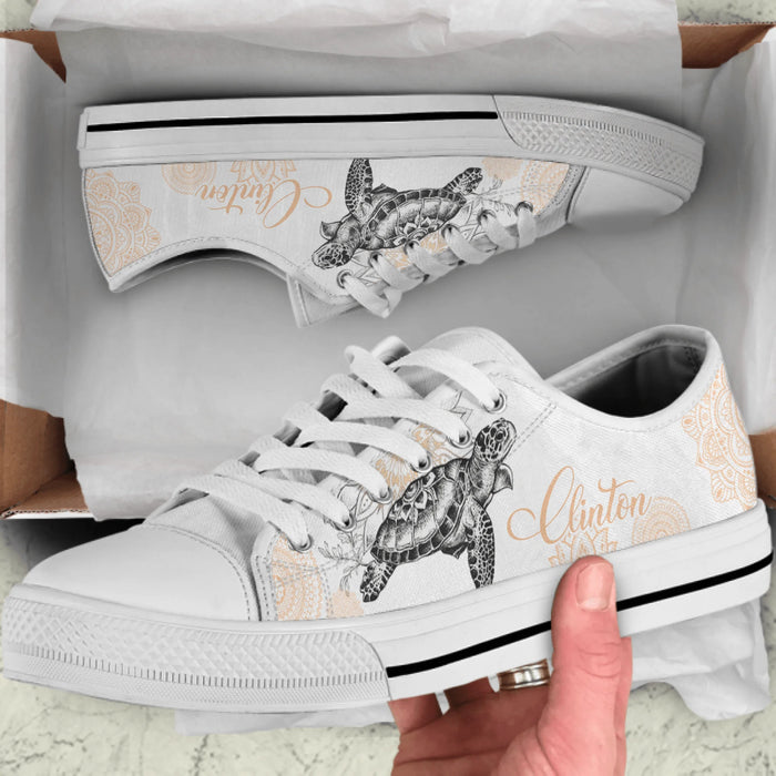Personalized Turtle Sneakers - Best Gift For Turtle Lovers - SEWD5O
