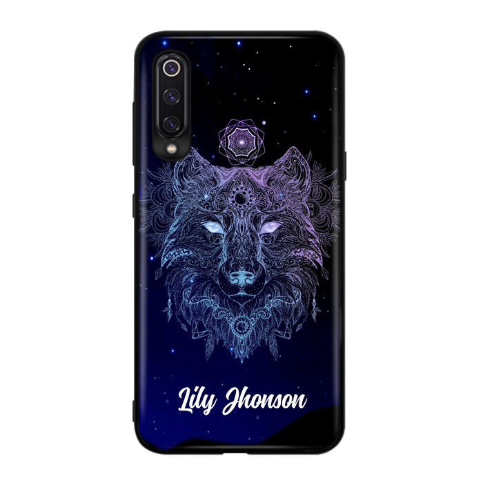 Custom Personalized Wolf Mandala Phone Case - Best Gift For Wolf Lover's - Case For iPhone, Samsung and Xiaomi - TOMO90