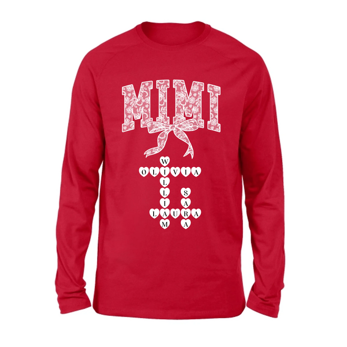Personalized Grandma Unisex T-shirt/Sweatshirt/Long Sleeve/Hoodie - Gift Idea For Mother's Day/Mom/Grandma/Nana
