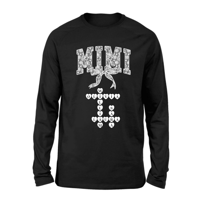 Personalized Grandma Unisex T-shirt/Sweatshirt/Long Sleeve/Hoodie - Gift Idea For Mother's Day/Mom/Grandma/Nana