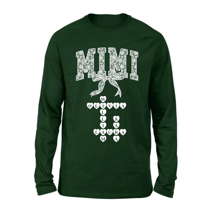 Personalized Grandma Unisex T-shirt/Sweatshirt/Long Sleeve/Hoodie - Gift Idea For Mother's Day/Mom/Grandma/Nana