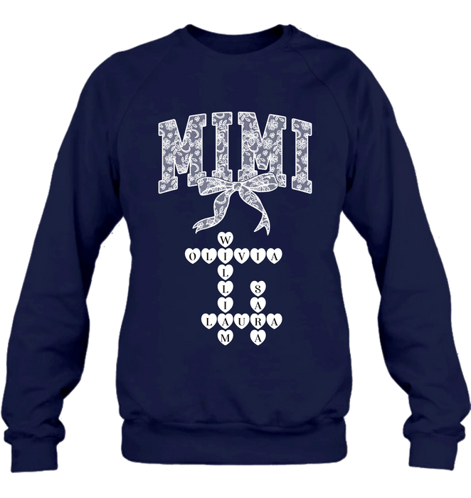 Personalized Grandma Unisex T-shirt/Sweatshirt/Long Sleeve/Hoodie - Gift Idea For Mother's Day/Mom/Grandma/Nana