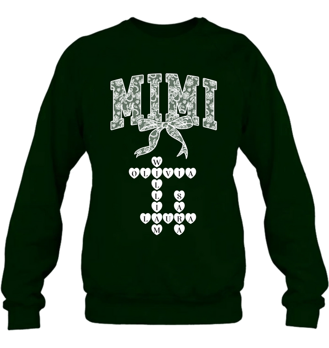Personalized Grandma Unisex T-shirt/Sweatshirt/Long Sleeve/Hoodie - Gift Idea For Mother's Day/Mom/Grandma/Nana
