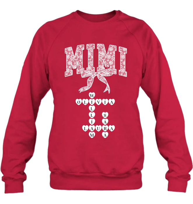 Personalized Grandma Unisex T-shirt/Sweatshirt/Long Sleeve/Hoodie - Gift Idea For Mother's Day/Mom/Grandma/Nana