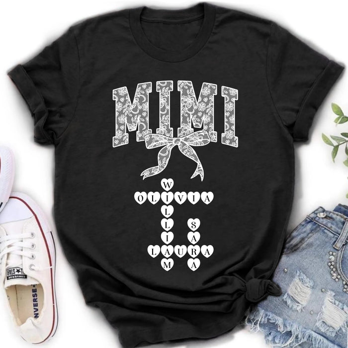 Personalized Grandma Unisex T-shirt/Sweatshirt/Long Sleeve/Hoodie - Gift Idea For Mother's Day/Mom/Grandma/Nana