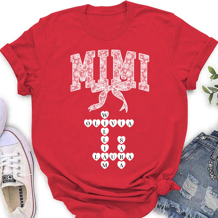 Personalized Grandma Unisex T-shirt/Sweatshirt/Long Sleeve/Hoodie - Gift Idea For Mother's Day/Mom/Grandma/Nana