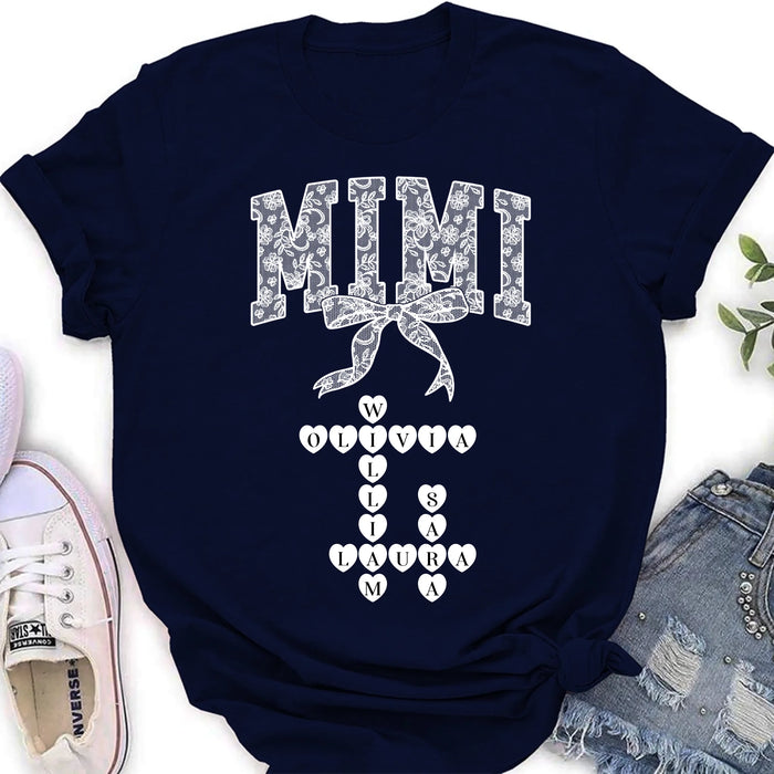 Personalized Grandma Unisex T-shirt/Sweatshirt/Long Sleeve/Hoodie - Gift Idea For Mother's Day/Mom/Grandma/Nana