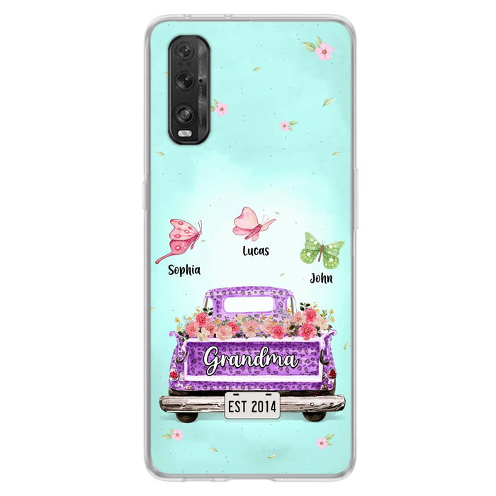 Personalized Grandma Phone Case - Gift Idea For Grandma/Mom - Up to 12 Kids - Case For Xiaomi/Oppo/Huawei