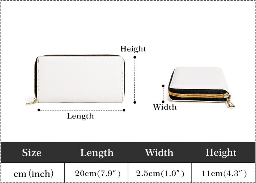 Personalized Mom/Grandma Long Wallet - Best Mother's Day Gift For Nana/Grandma/Mother