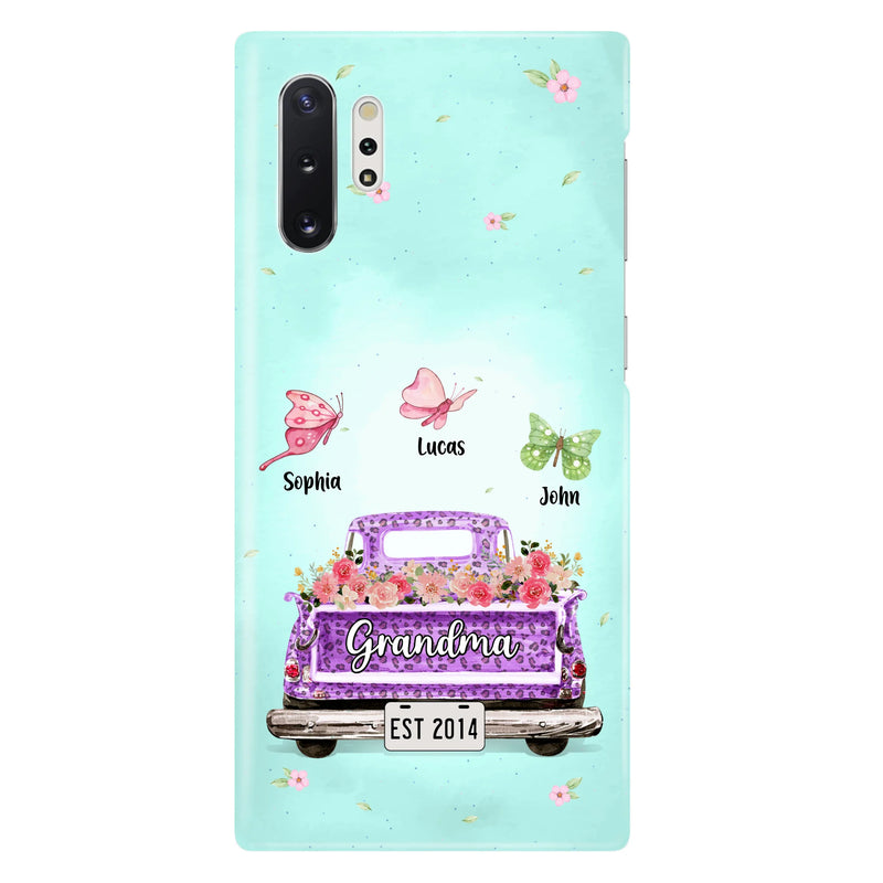 Custom Personalized Grandma Phone Case - Gift Idea For Grandma/ Mom - Case For iPhone/ Samsung