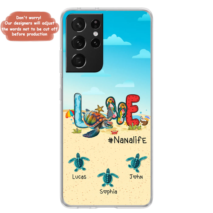 Custom Personalized Grandma Phone Case - Gift Idea For Grandma/ Mom - Case For iPhone/ Samsung - Nanalife