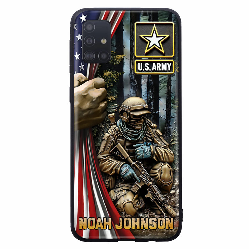 Custom Personalized Veteran Phone Case For iPhone/ Samsung - Veteran Gift Idea - Custom Name