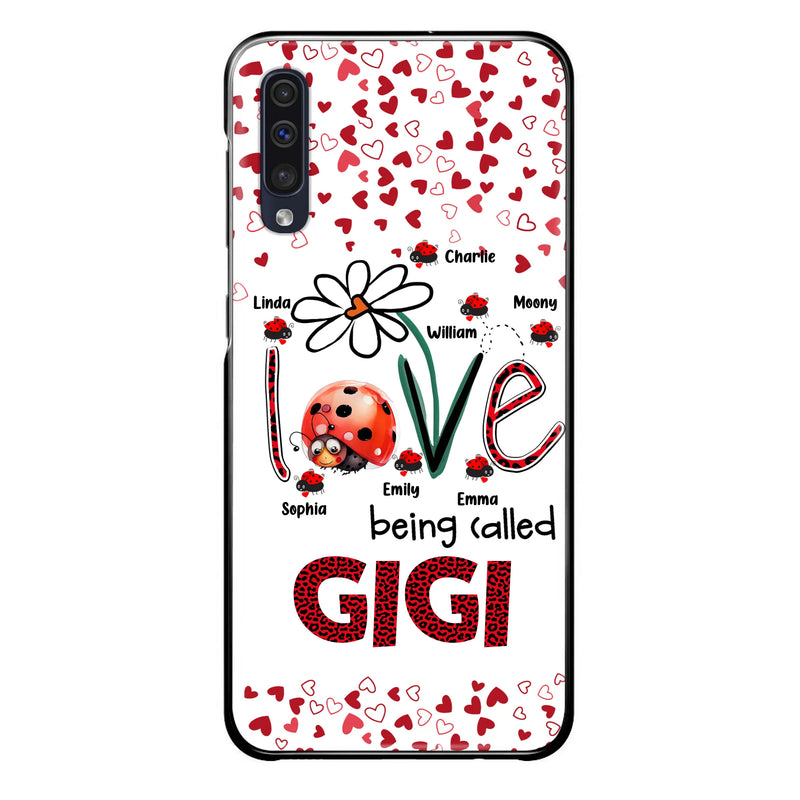 Custom Personalized Grandma Phone Case - Gift Idea For Grandma - Upto 7 Kids - Love Being Called Gigi - Cases For iPhone/Samsung