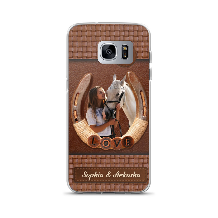 Personalized Horse Phone Case - Upload Photo - Gift Idea Horse Lover - Case For iPhone And Samsung