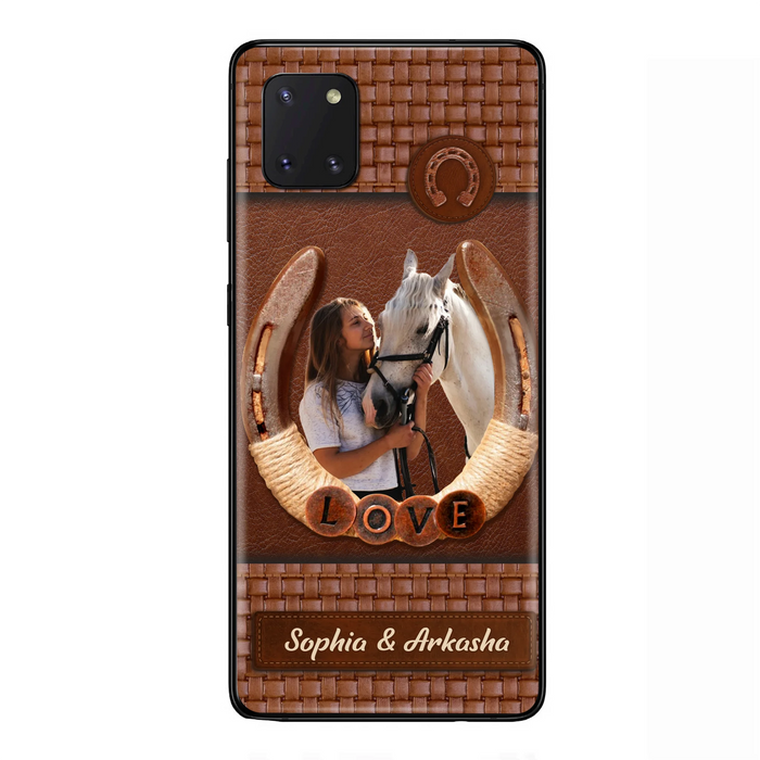Personalized Horse Phone Case - Upload Photo - Gift Idea Horse Lover - Case For iPhone And Samsung