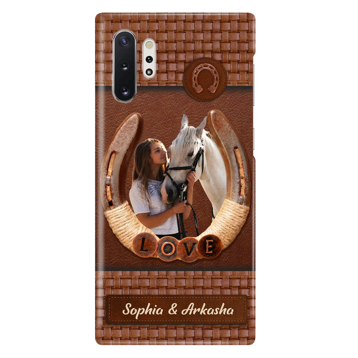 Personalized Horse Phone Case - Upload Photo - Gift Idea Horse Lover - Case For iPhone And Samsung