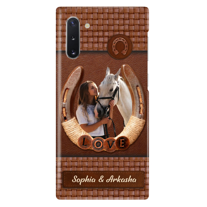 Personalized Horse Phone Case - Upload Photo - Gift Idea Horse Lover - Case For iPhone And Samsung