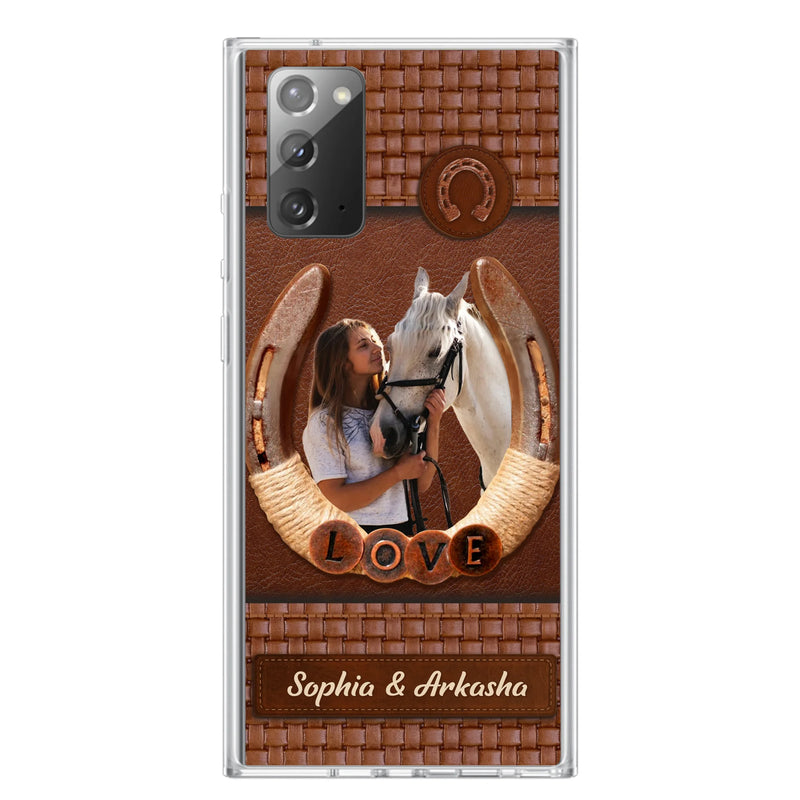 Personalized Horse Phone Case - Upload Photo - Gift Idea Horse Lover - Case For iPhone And Samsung