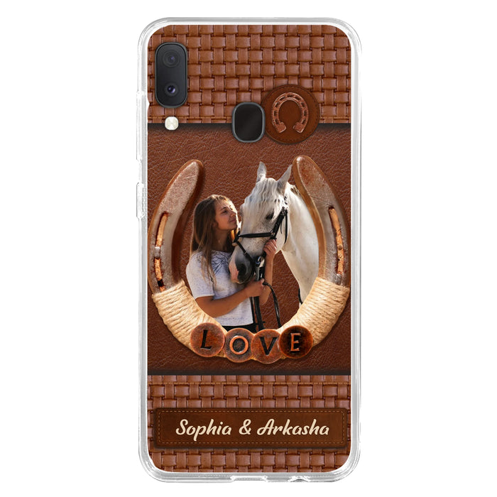 Personalized Horse Phone Case - Upload Photo - Gift Idea Horse Lover - Case For iPhone And Samsung