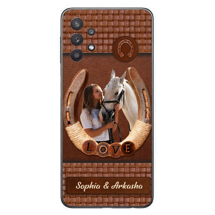 Personalized Horse Phone Case - Upload Photo - Gift Idea Horse Lover - Case For iPhone And Samsung
