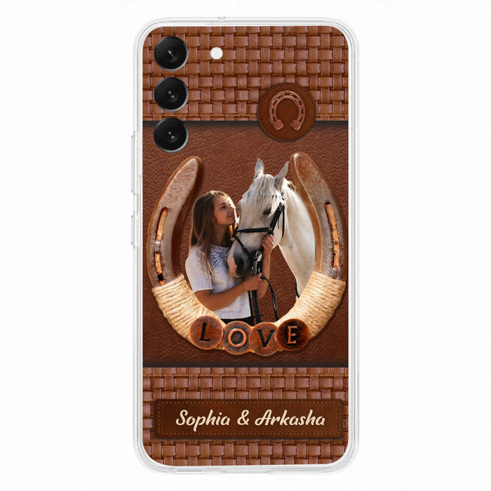 Personalized Horse Phone Case - Upload Photo - Gift Idea Horse Lover - Case For iPhone And Samsung