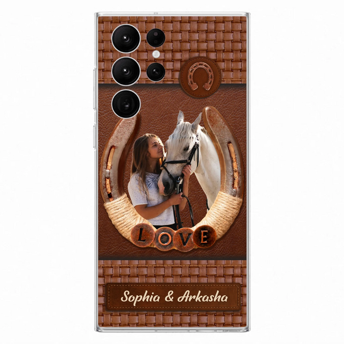 Personalized Horse Phone Case - Upload Photo - Gift Idea Horse Lover - Case For iPhone And Samsung