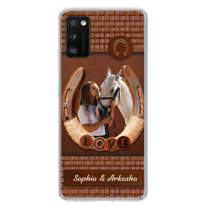 Personalized Horse Phone Case - Upload Photo - Gift Idea Horse Lover - Case For iPhone And Samsung