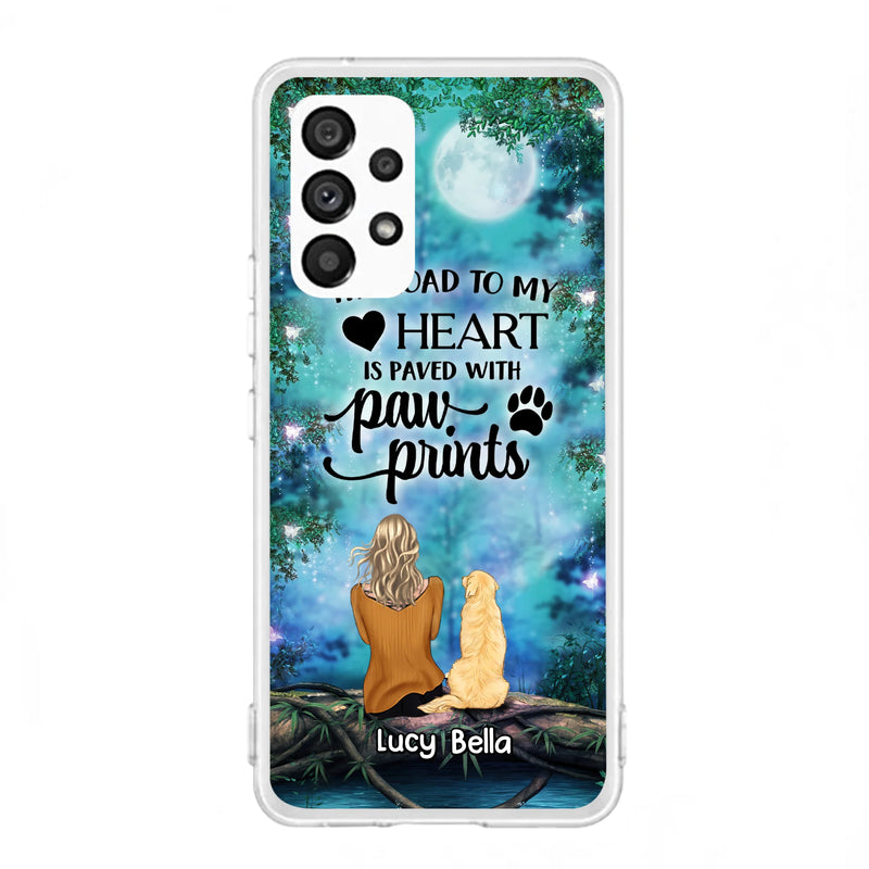 Custom Personalized Memorial Dog Phone Case - Upto 5 Dogs - Gift Idea For Dog Lover - Case For iPhone And Samsung