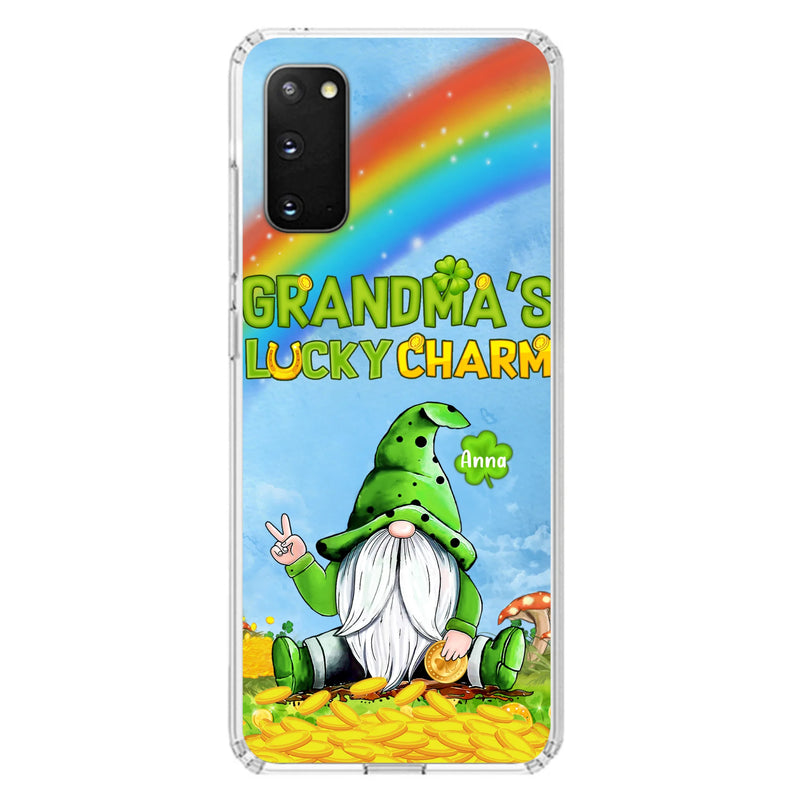 Custom Personalized iPhone Case/Samsung Case - Gift for Grandmother - Grandma's Lucky Charms Phone Case - Up to 6 Grandkids