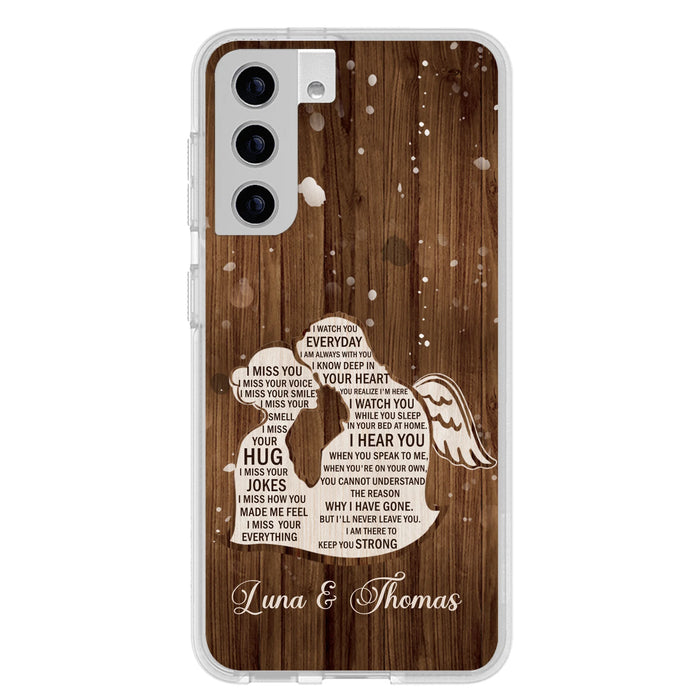Custom Personalized I Miss Your Voice Memorial Phone Case - Memorial Gift Idea For Couple - Case For iPhone And Samsung