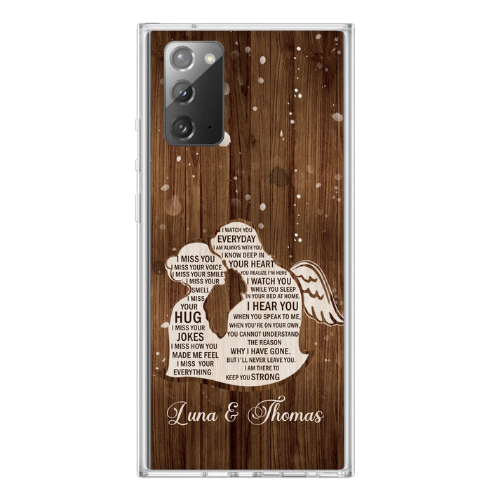 Custom Personalized I Miss Your Voice Memorial Phone Case - Memorial Gift Idea For Couple - Case For iPhone And Samsung