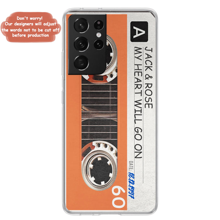 Custom Personalized Love Song Phone Case - Best Gift For Couple - Case For Iphone/Samsung