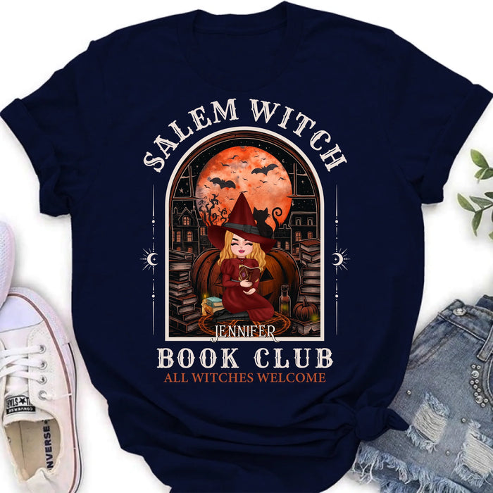 Personalized Salem Witch Book Club T-Shirt/Long Sleeve/Sweater/Hoodie - Gift Idea For Book Lover - All Witches Welcome