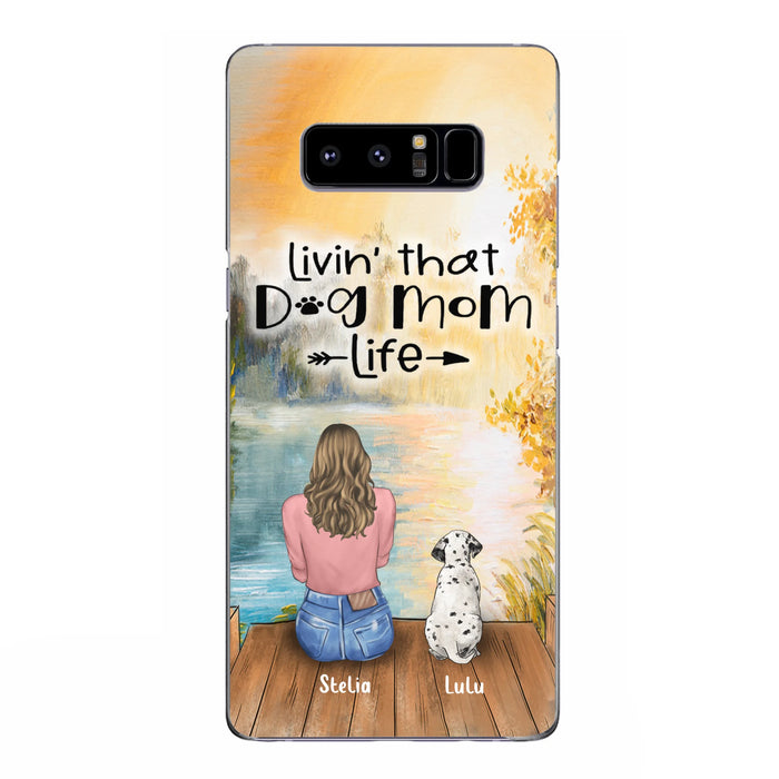 Custom Personalized Dog Mom Phone Case - Gift for Dog Lovers - iPhone & Samsung Case with upto 4 Dogs