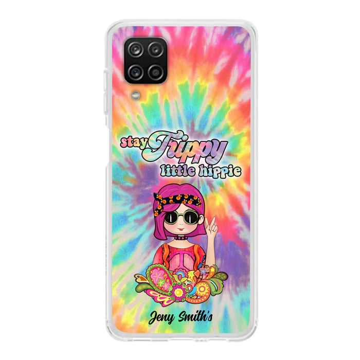 Personalized Hippie Phone Case - Stay Trippy Little Hippie - Case Phone For iPhone And Samsung