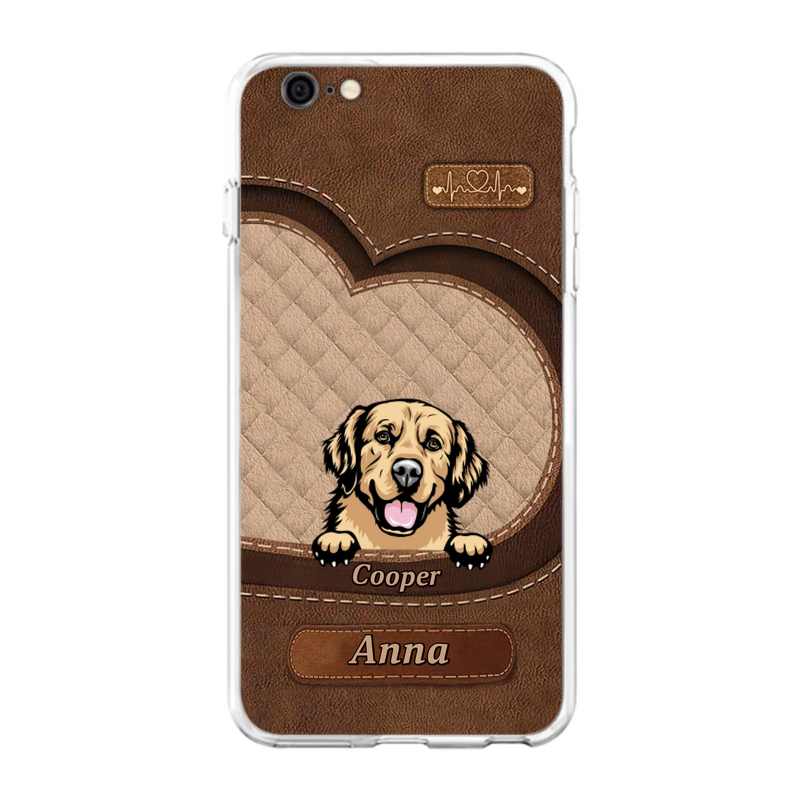 Custom Personalized Dog Phone Case - Gift Idea For Dog Lovers - Case For iPhone And Samsung