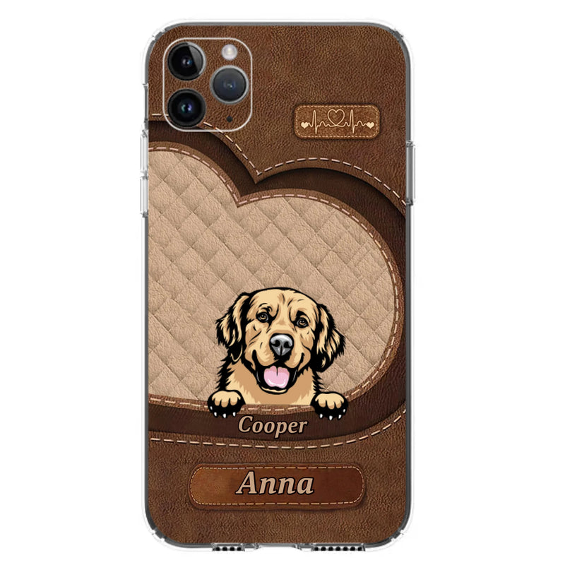Custom Personalized Dog Phone Case - Gift Idea For Dog Lovers - Case For iPhone And Samsung