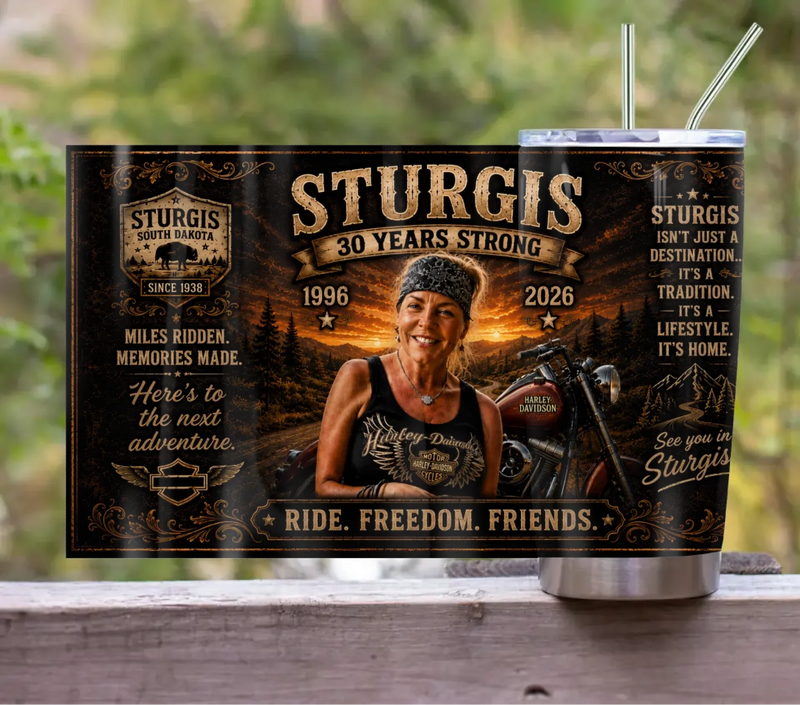 Sturgis 30 Years Strong Tumbler - Gift Idea For Friends